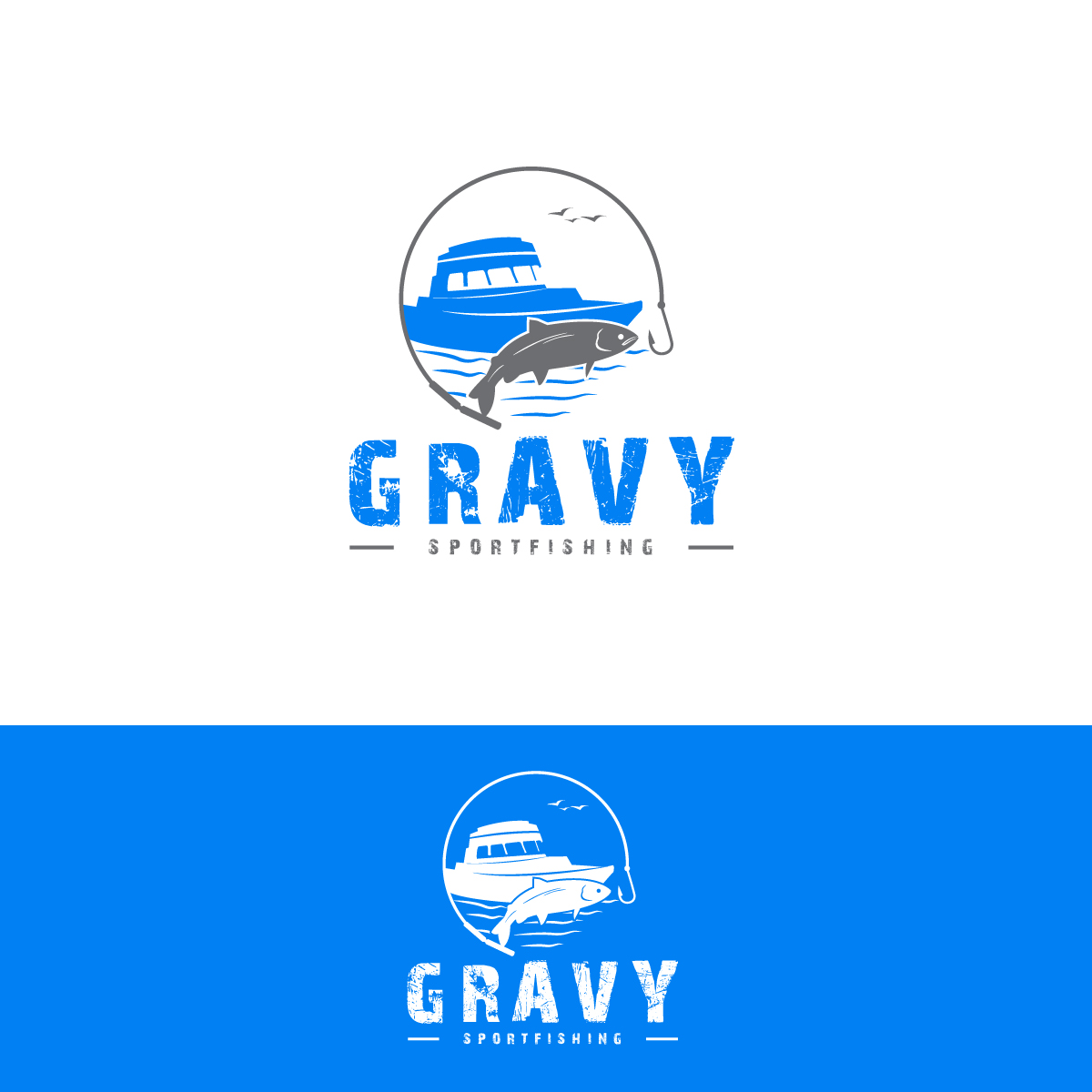 Diseño de Logo por fly  design para Gravy Sportfishing | Diseño #27809849