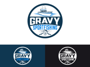 Logo Design by kaatem for Gravy Sportfishing | Design: #27806374