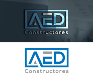 AED Constructores | Logo Design by jeknai8