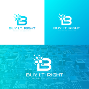 Buy I.T. Right (Main Logo)  Training and Consulting (Underneath Main Logo) | Logo Design by Mamun 34