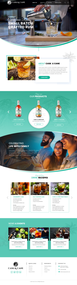 Web Design by Blue Sparrow for this project | Design: #27839333