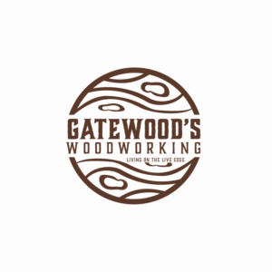 Gatewood's Woodworking   " Living on the live edge"  | Logo-Design von aussieshayno