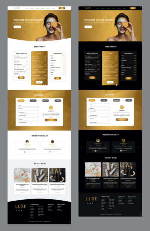 Web Design by pb for Luxe Salong AS | Design: #27810790