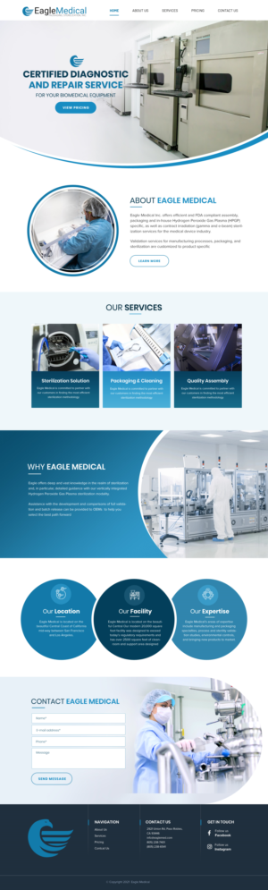 Diseño Web por Blue Sparrow para este proyecto | Diseño: #27818725