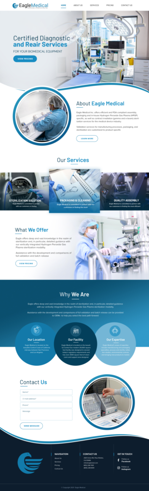 Diseño Web por Blue Sparrow para este proyecto | Diseño: #27818727