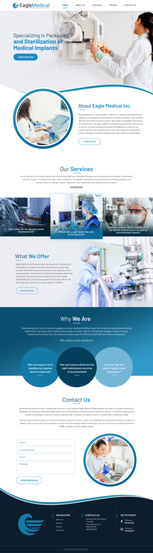 Diseño Web por Blue Sparrow para este proyecto | Diseño: #27829372