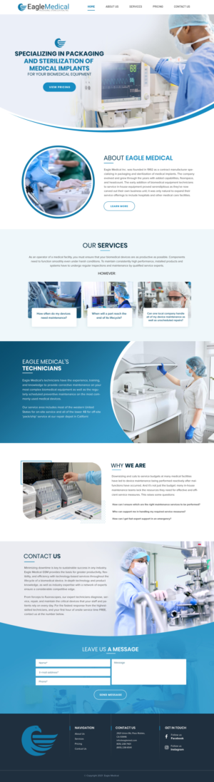 Diseño Web por Blue Sparrow para este proyecto | Diseño: #27829373
