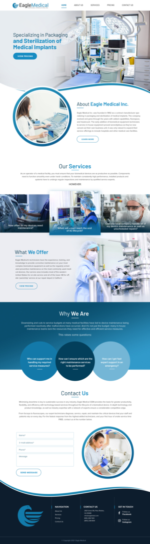 Diseño Web por Blue Sparrow para este proyecto | Diseño: #27829374