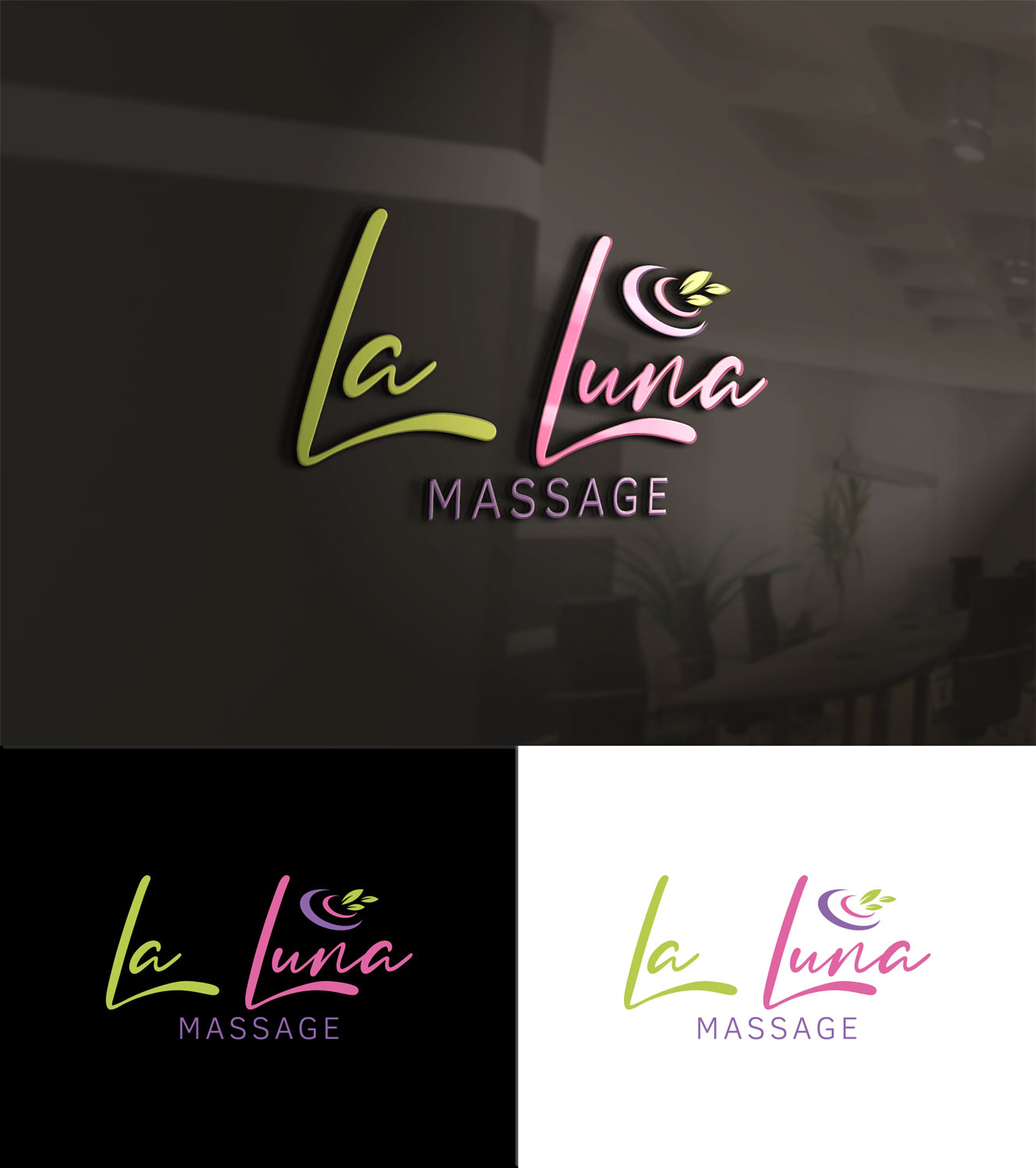 Logo Design by Impressive Solutions for La Luna Spa | Design #27809477
