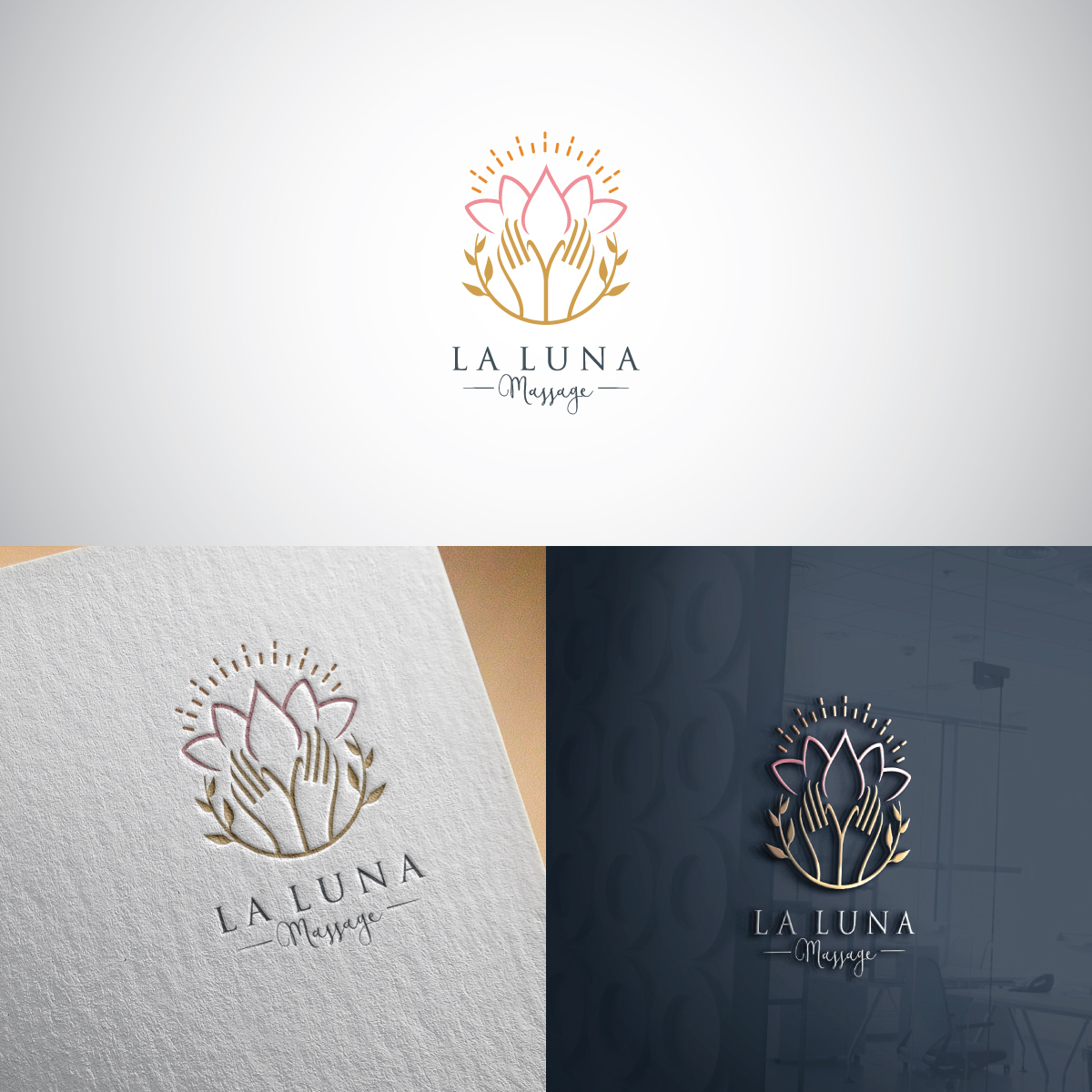 Logo Design by Magic of Art for La Luna Spa | Design #27814937