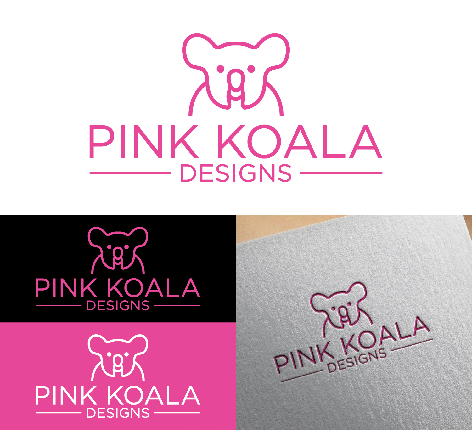 Modern, Upmarket, Jewellery and hand made crafts Logo Design for Pink