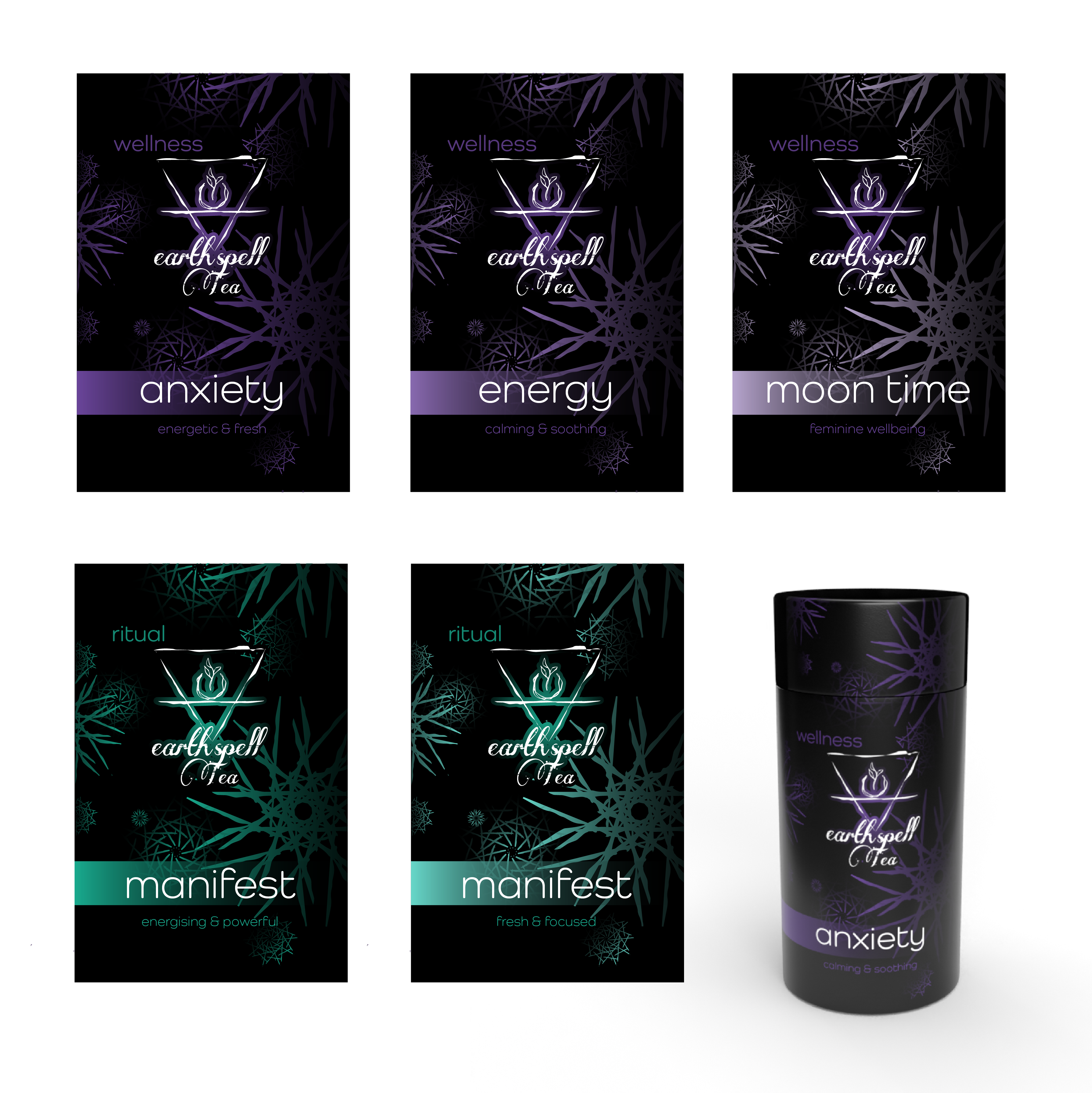 Label Design by Wanda.G for Earth Spell Teas | Design #27821553