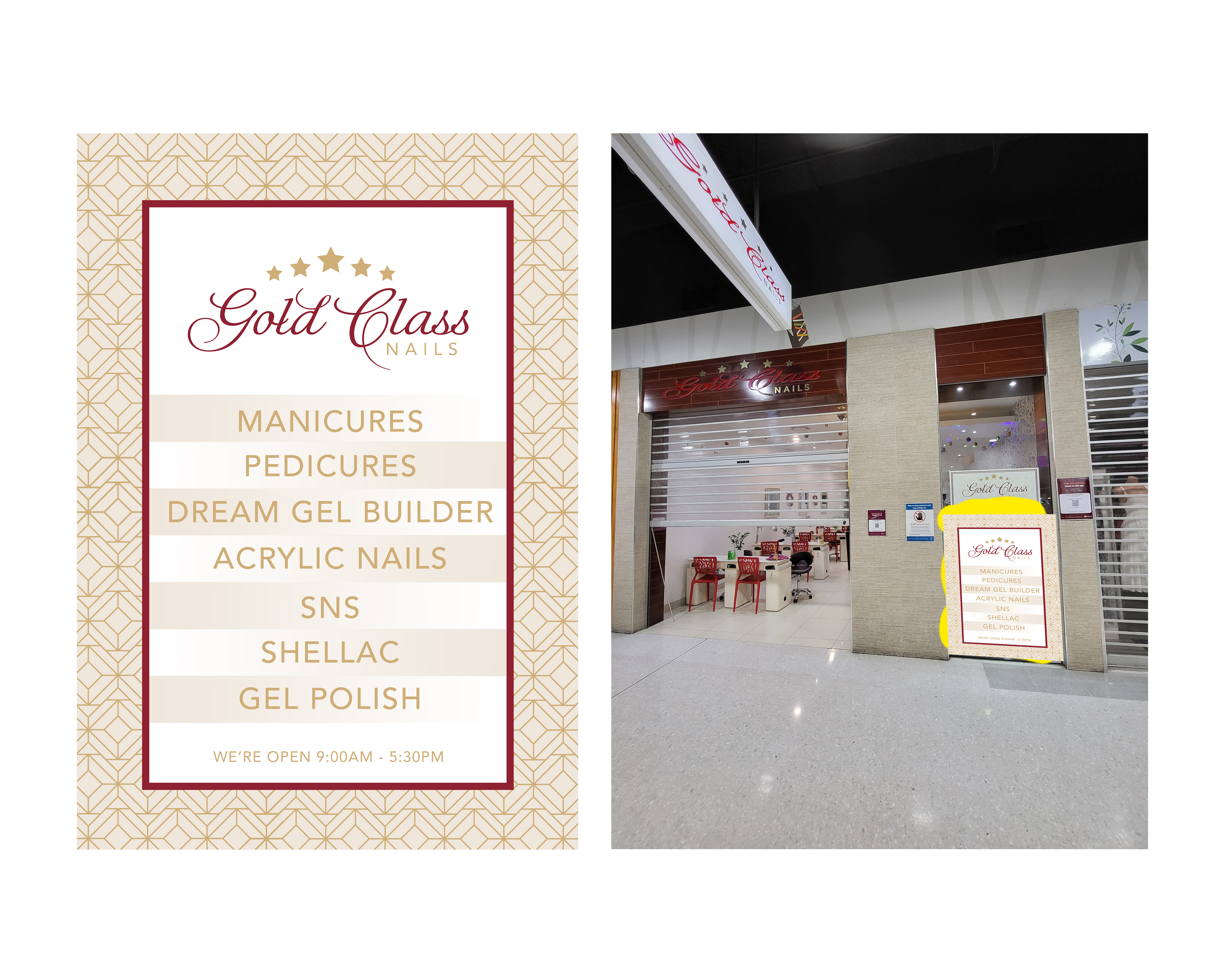 Design de Panneau par Luniere Designs pour ProfessioNAIL Indooroopilly | Design #27841292