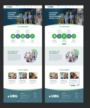 Wordpress Design by MAHABA for UBG Distribution | Design: #27816274