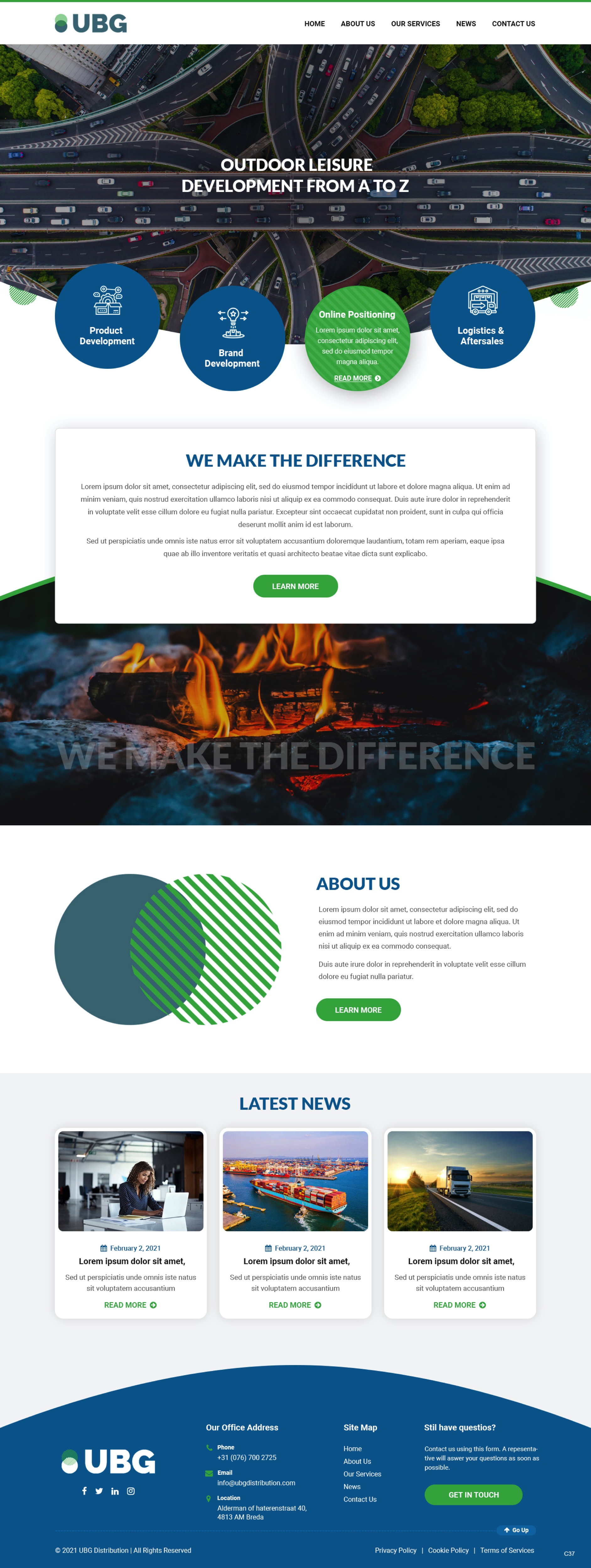 Wordpress Design by pb for UBG Distribution | Design #27816474