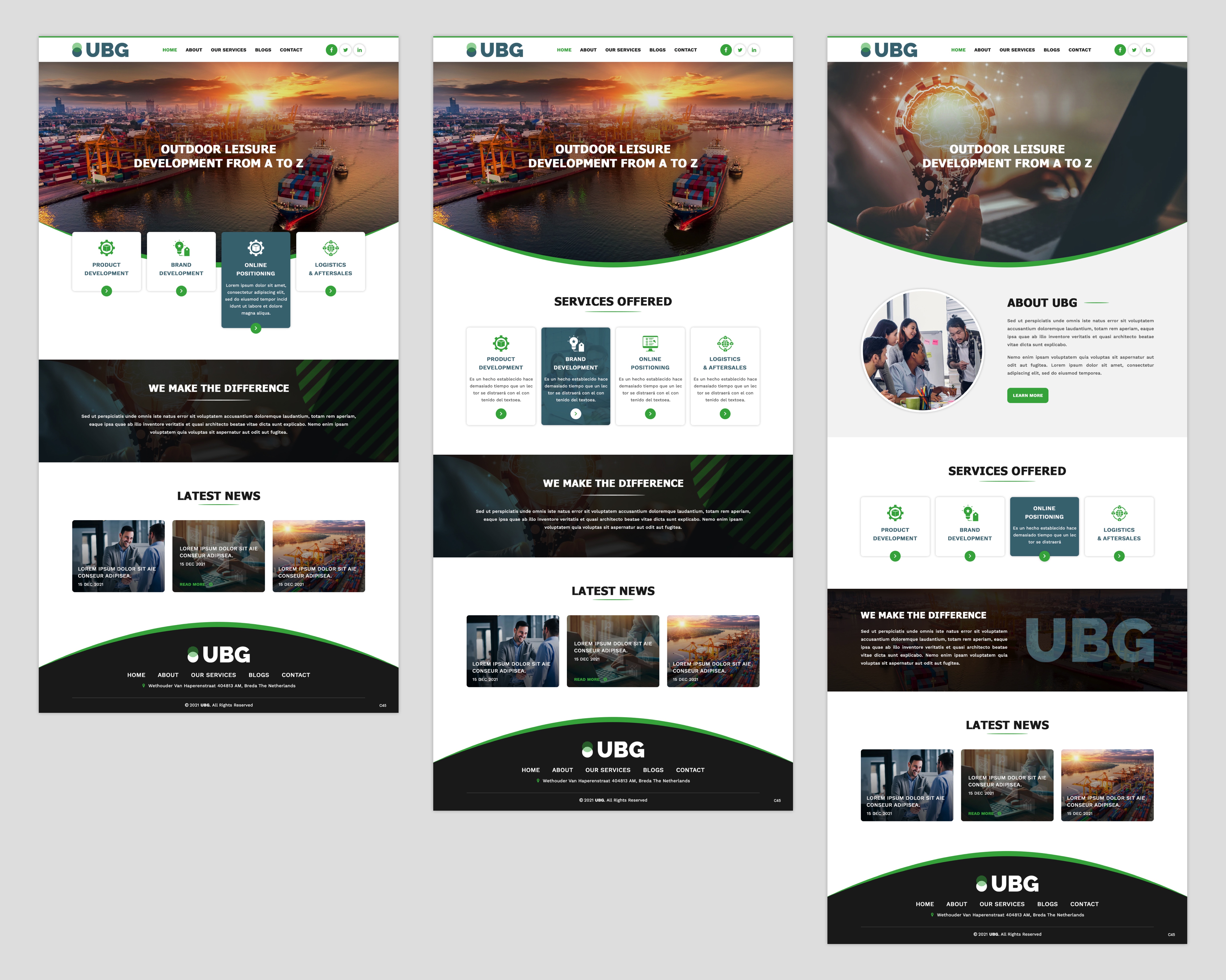 Wordpress Design by pb for UBG Distribution | Design #27830770