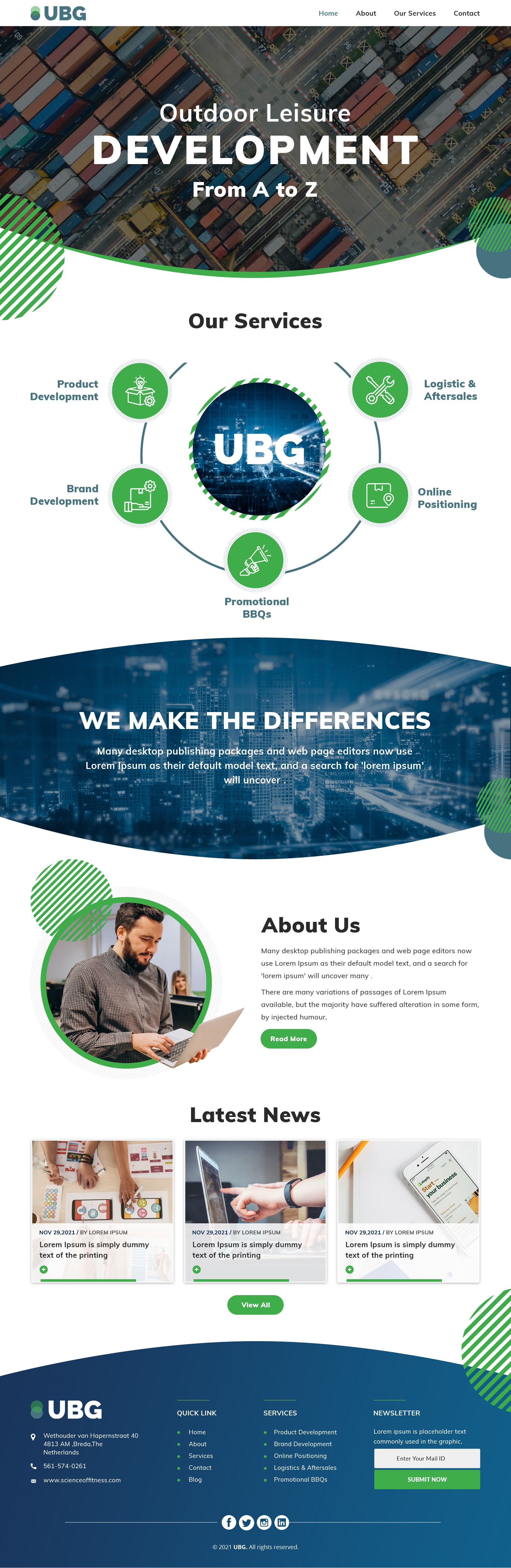 Wordpress Design by sai.designer87 for UBG Distribution | Design #27820651