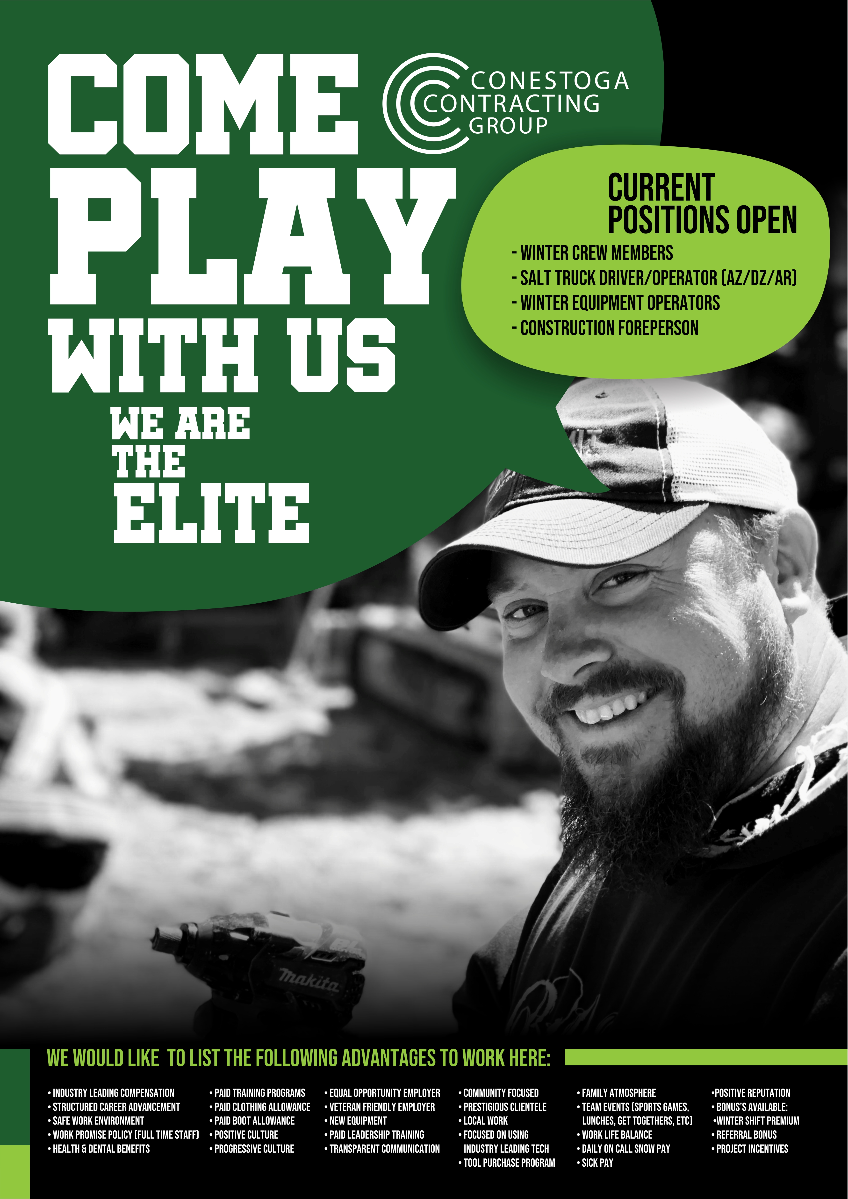 Flyer Design by djokomaze for Conestoga Contracting Group Inc | Design #27823202