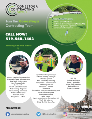 Flyer-Design von Desire Design Solutions für Conestoga Contracting Group Inc | Design #27813722
