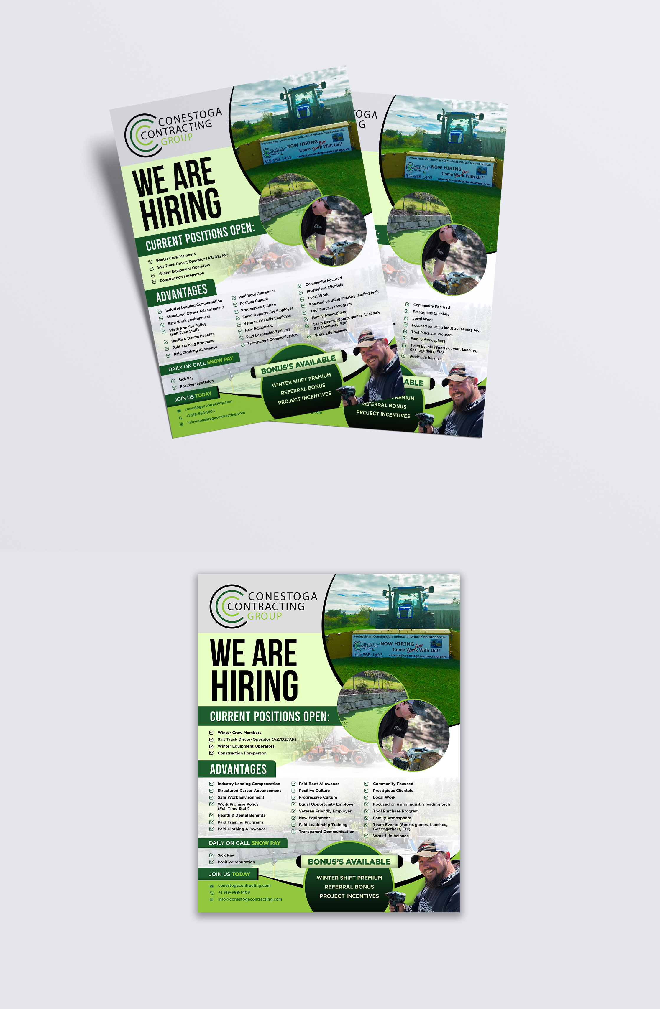 Flyer Design by debdesign for Conestoga Contracting Group Inc | Design #27813994