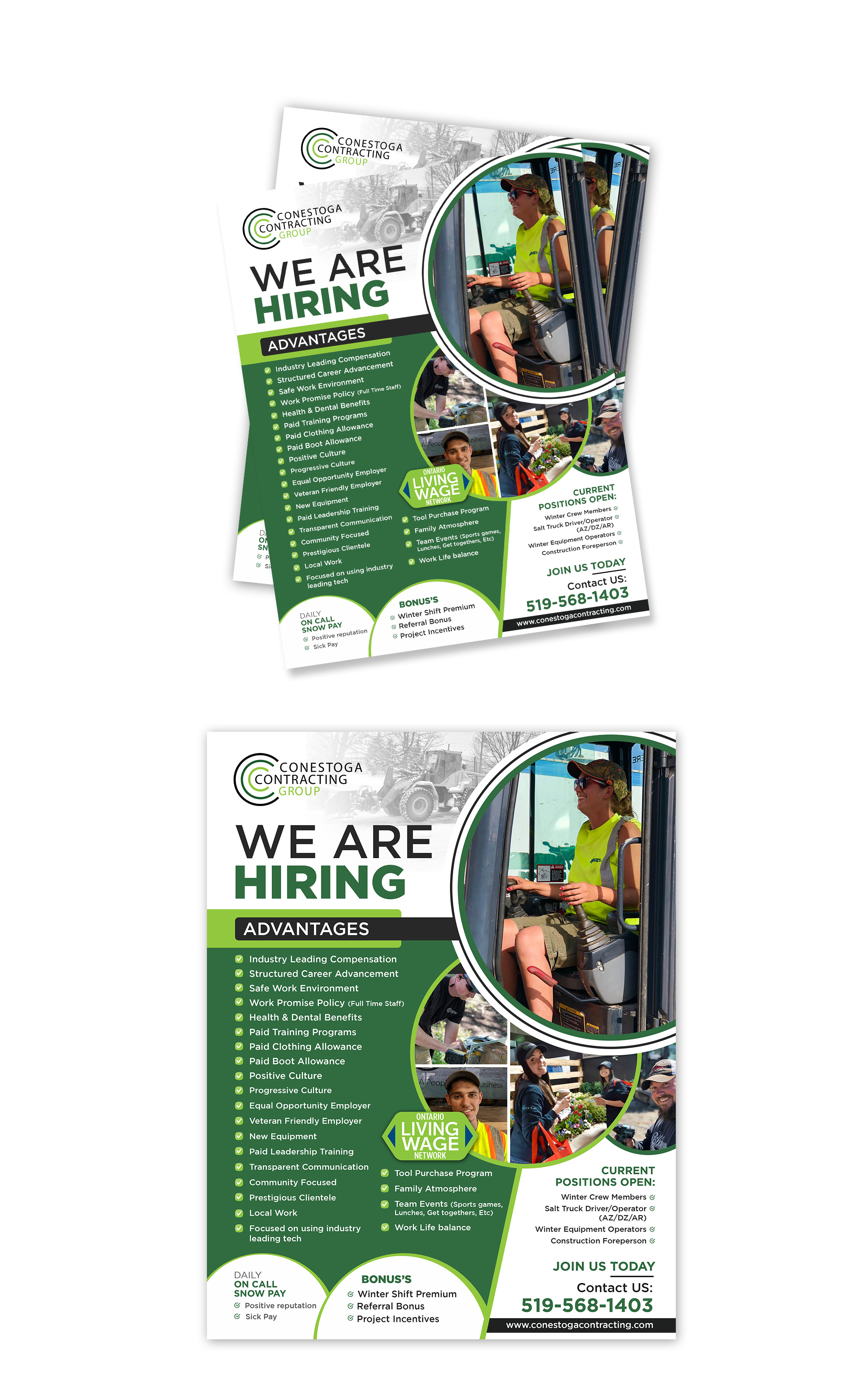 Flyer Design by debdesign for Conestoga Contracting Group Inc | Design #27819799
