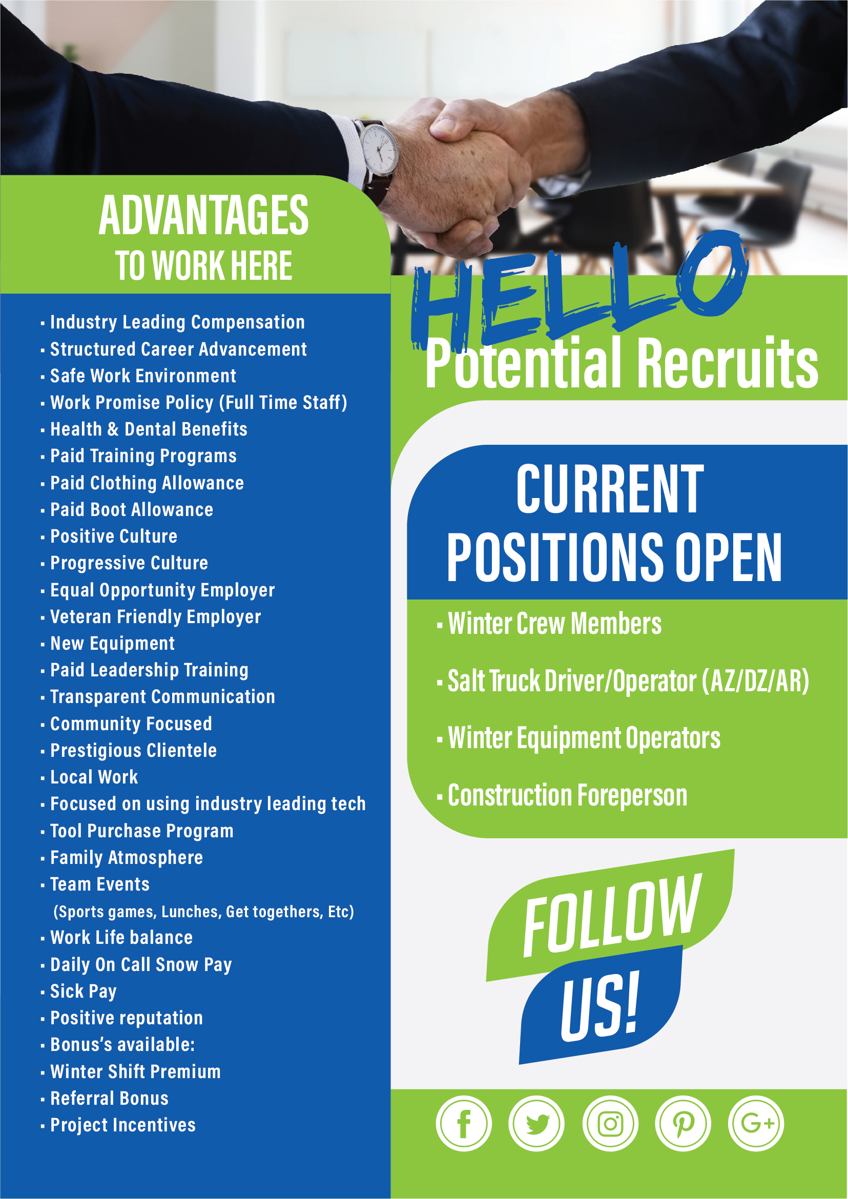 Flyer Design by 3Guys for Conestoga Contracting Group Inc | Design #27821105