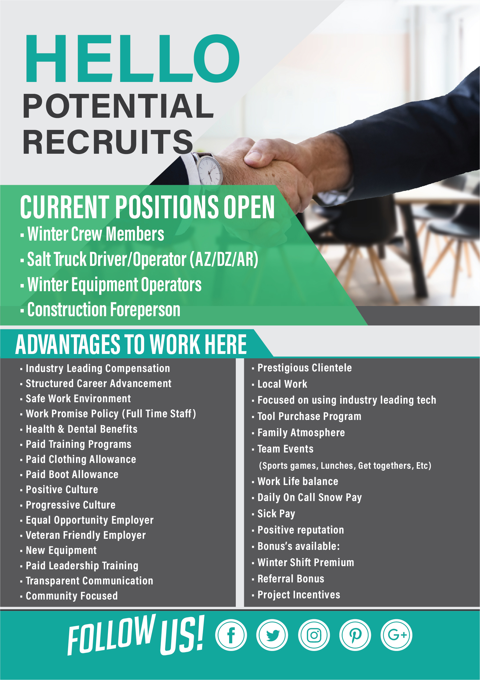 Flyer Design by 3Guys for Conestoga Contracting Group Inc | Design #27821106