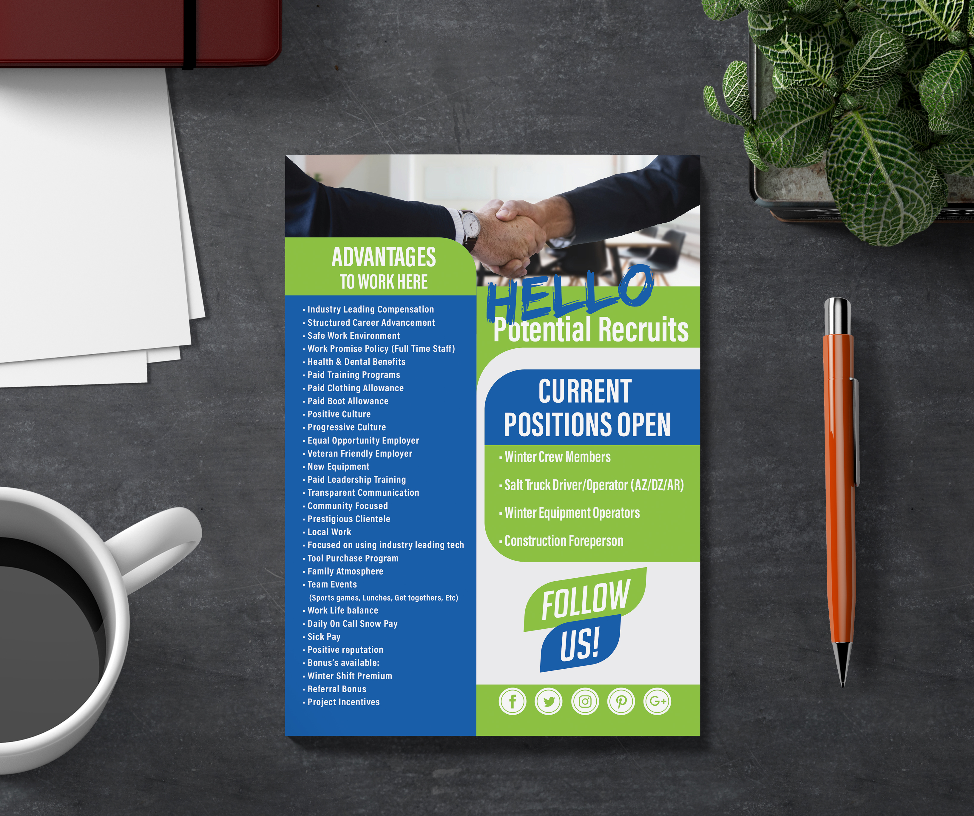 Flyer Design by 3Guys for Conestoga Contracting Group Inc | Design #27821107