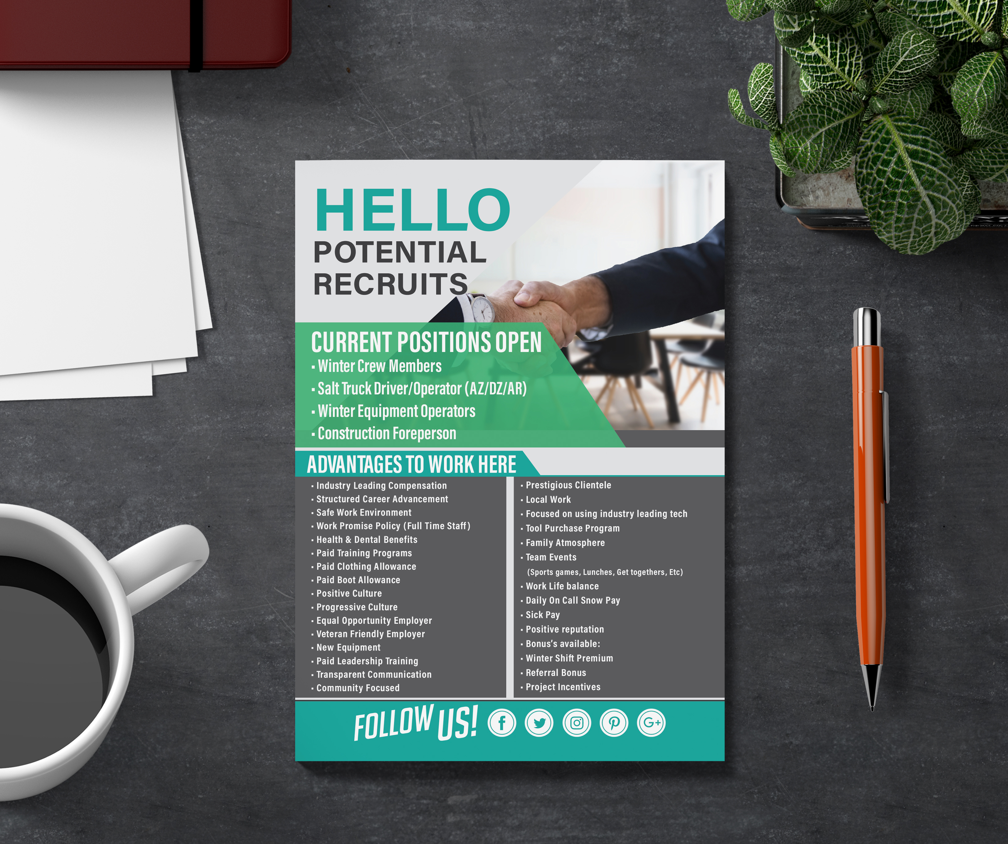 Flyer Design by 3Guys for Conestoga Contracting Group Inc | Design #27821108