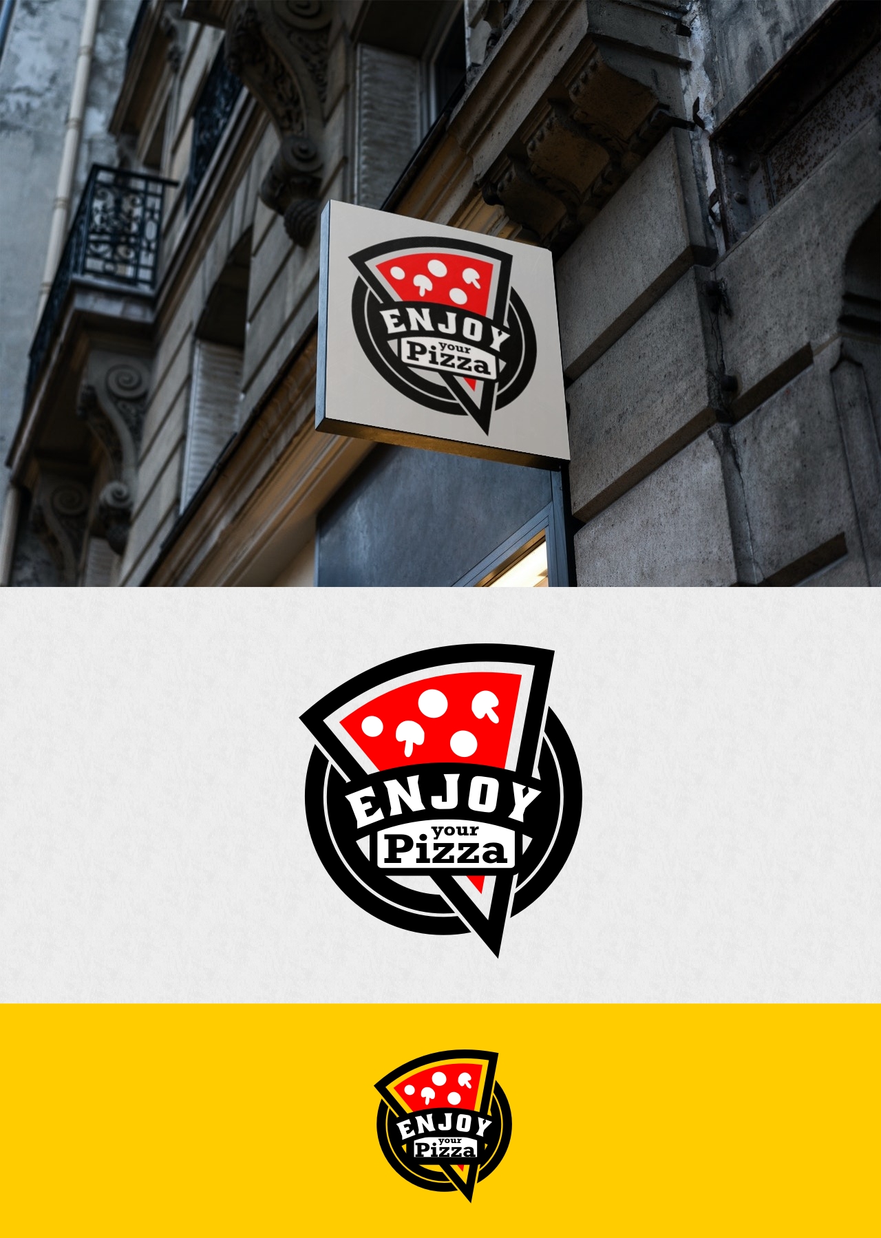 Logo Design by filip.jelkic for Enjoy your Pizza  | Design #27843353