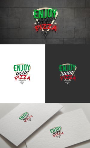 Logo Design by GLDesigns for Enjoy your Pizza  | Design: #27816226