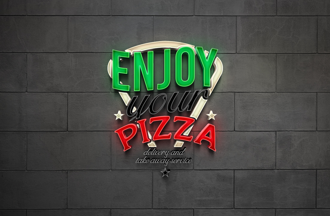 Logo Design by GLDesigns for Enjoy your Pizza  | Design: #27825655