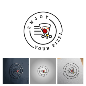 Logo Design by michellefrances for Enjoy your Pizza  | Design: #27819396