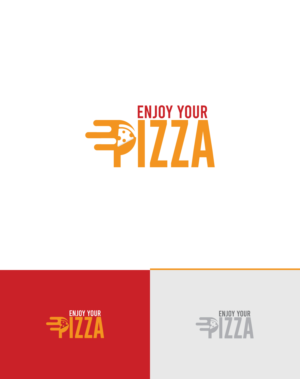 Logo Design by ecorokerz for Enjoy your Pizza  | Design: #27834968