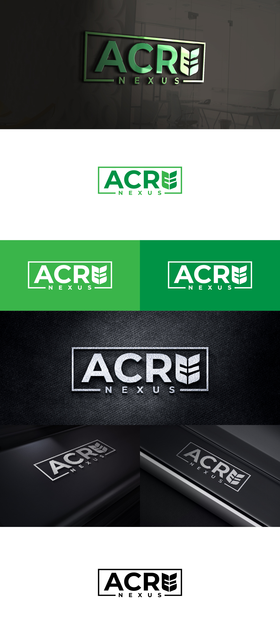Logo Design by Ayub Zafar for Acre Nexus LLC | Design #27831735