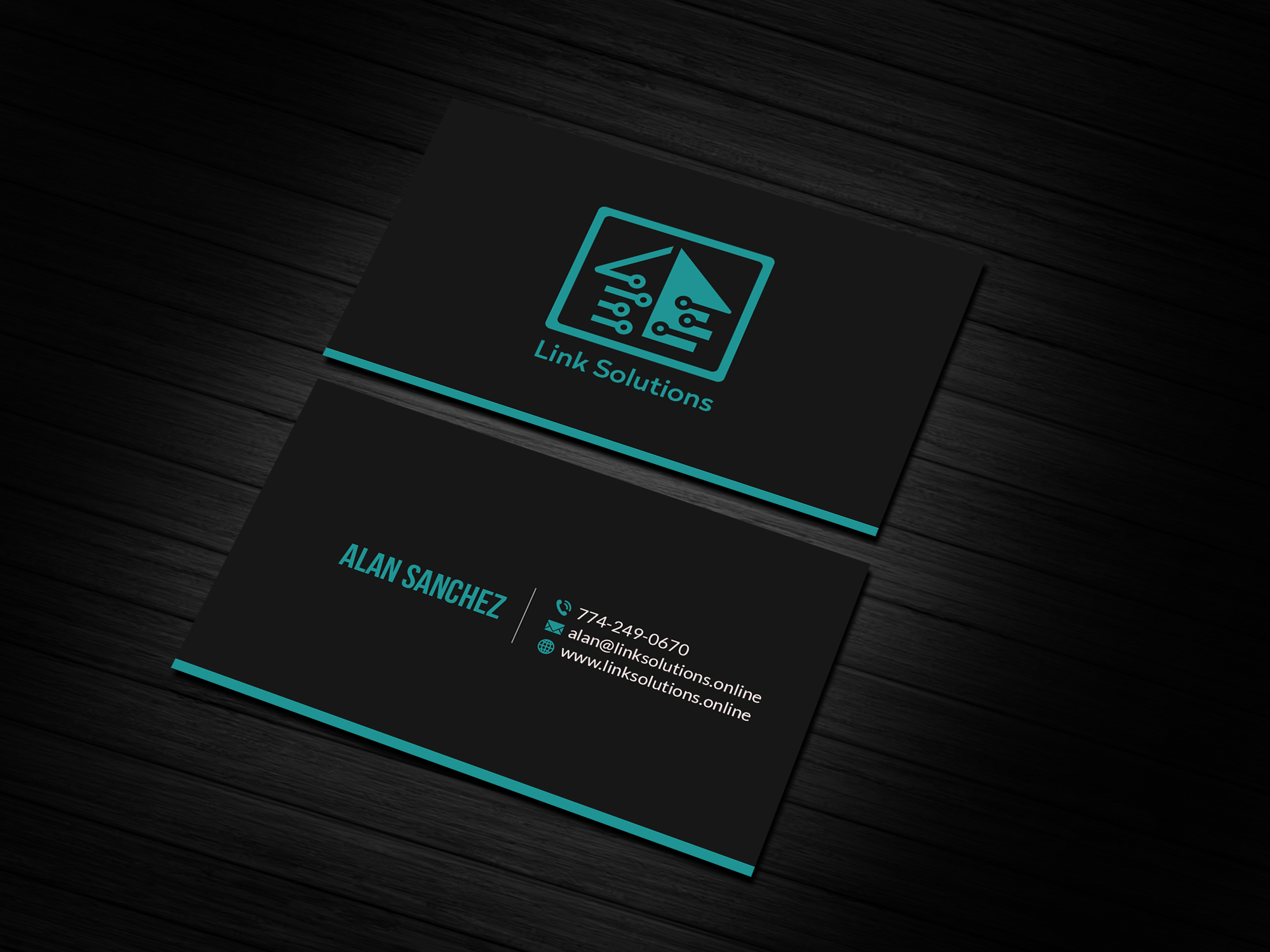 Business Card Design by Creations Box 2015 for Link Solutions  | Design #27822200