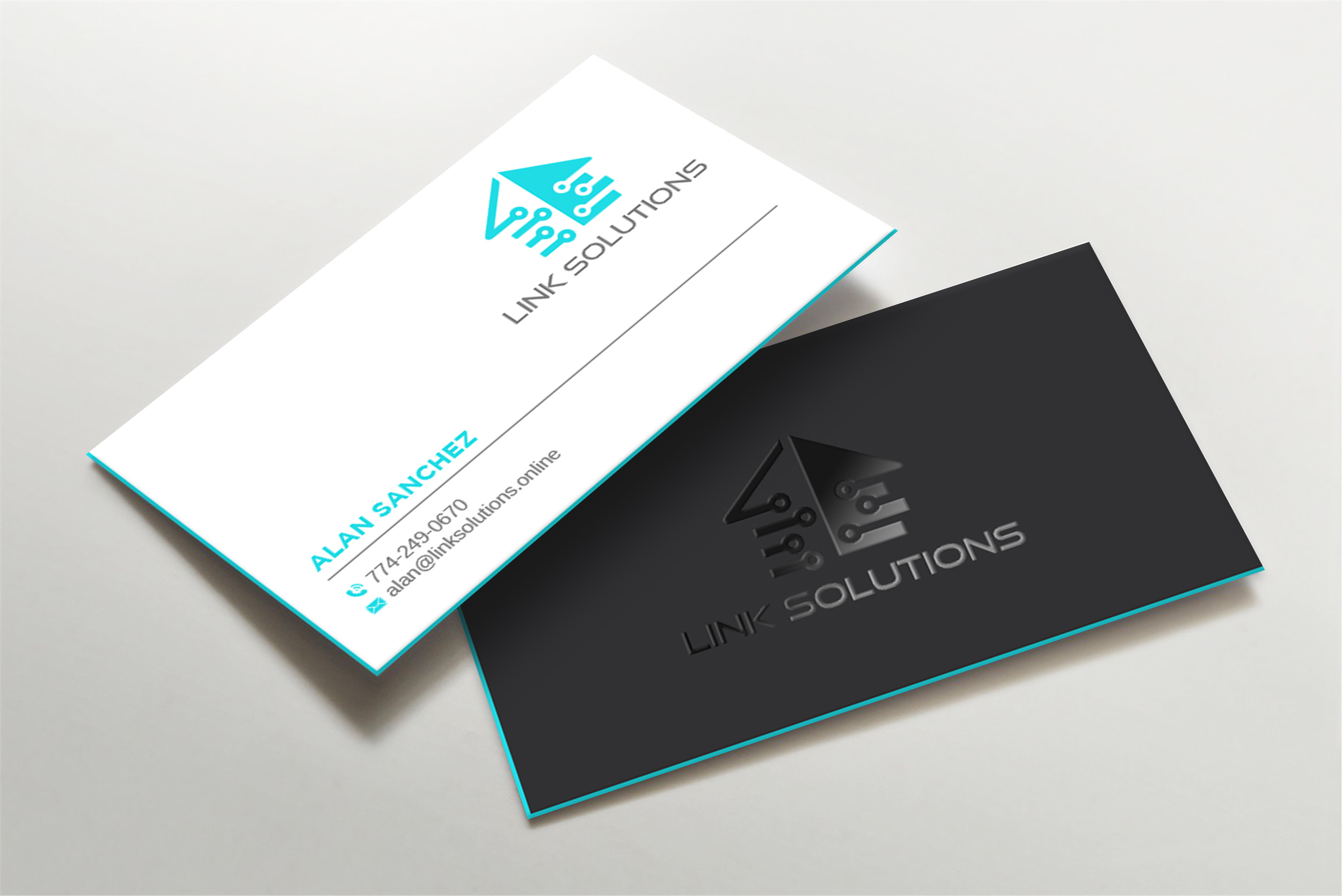 Visitenkarten-Design von LAXMI DESIGNHUB für Link Solutions  | Design #27820284