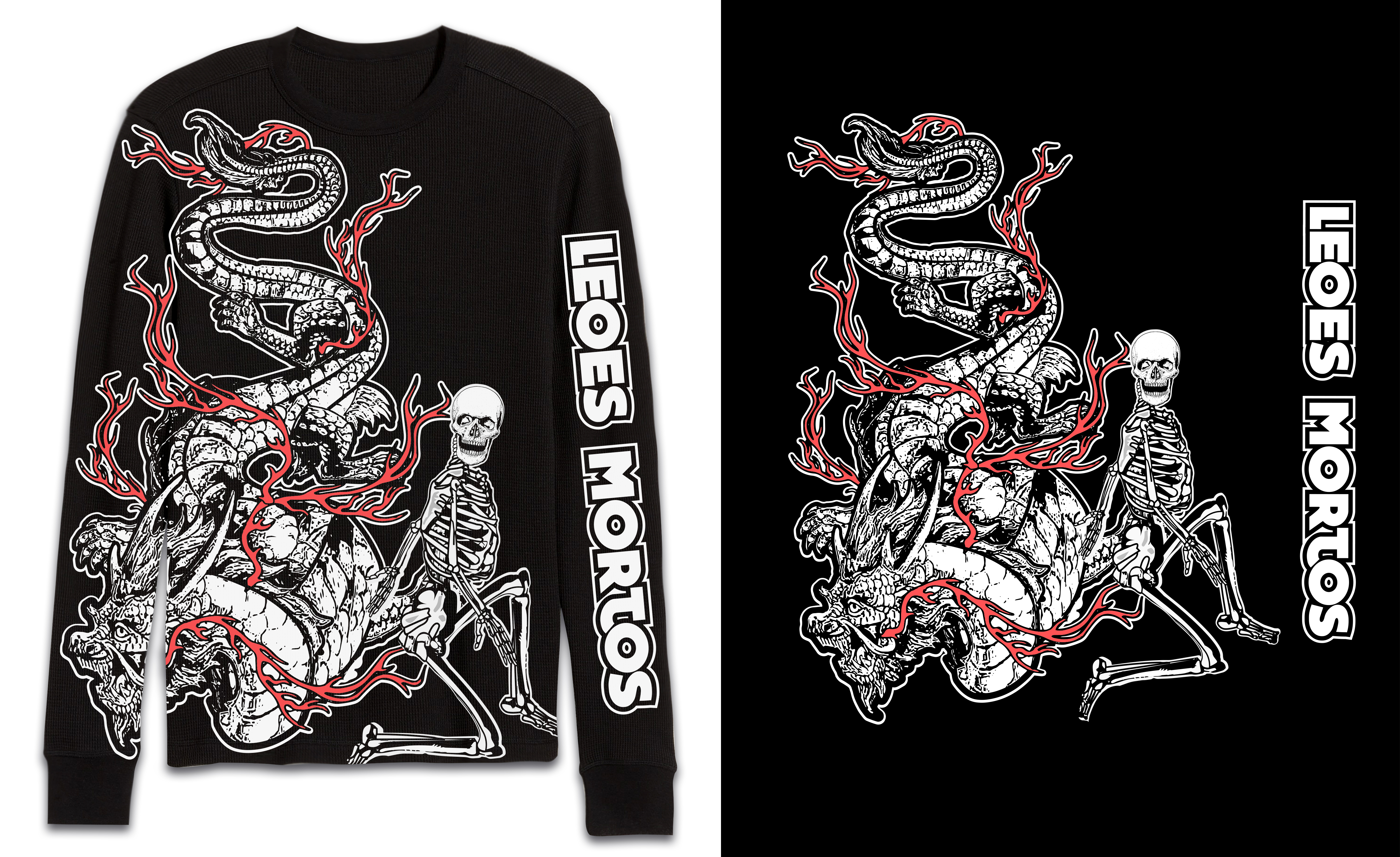 T-shirt Design by SAI DESIGNS for Leões Mortos | Design #27853422