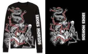 T-Shirt-Design von SAI DESIGNS für Leões Mortos | Design: #27853422
