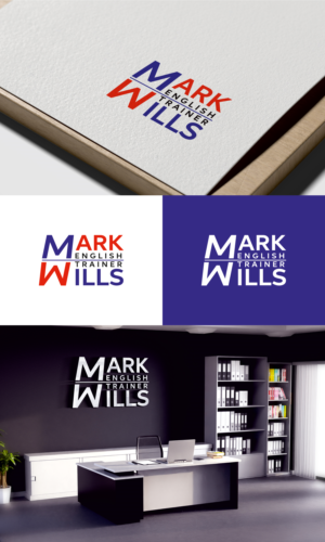 Logo Design by 4AD for Mark Wills - English Trainer  | Design: #27819931