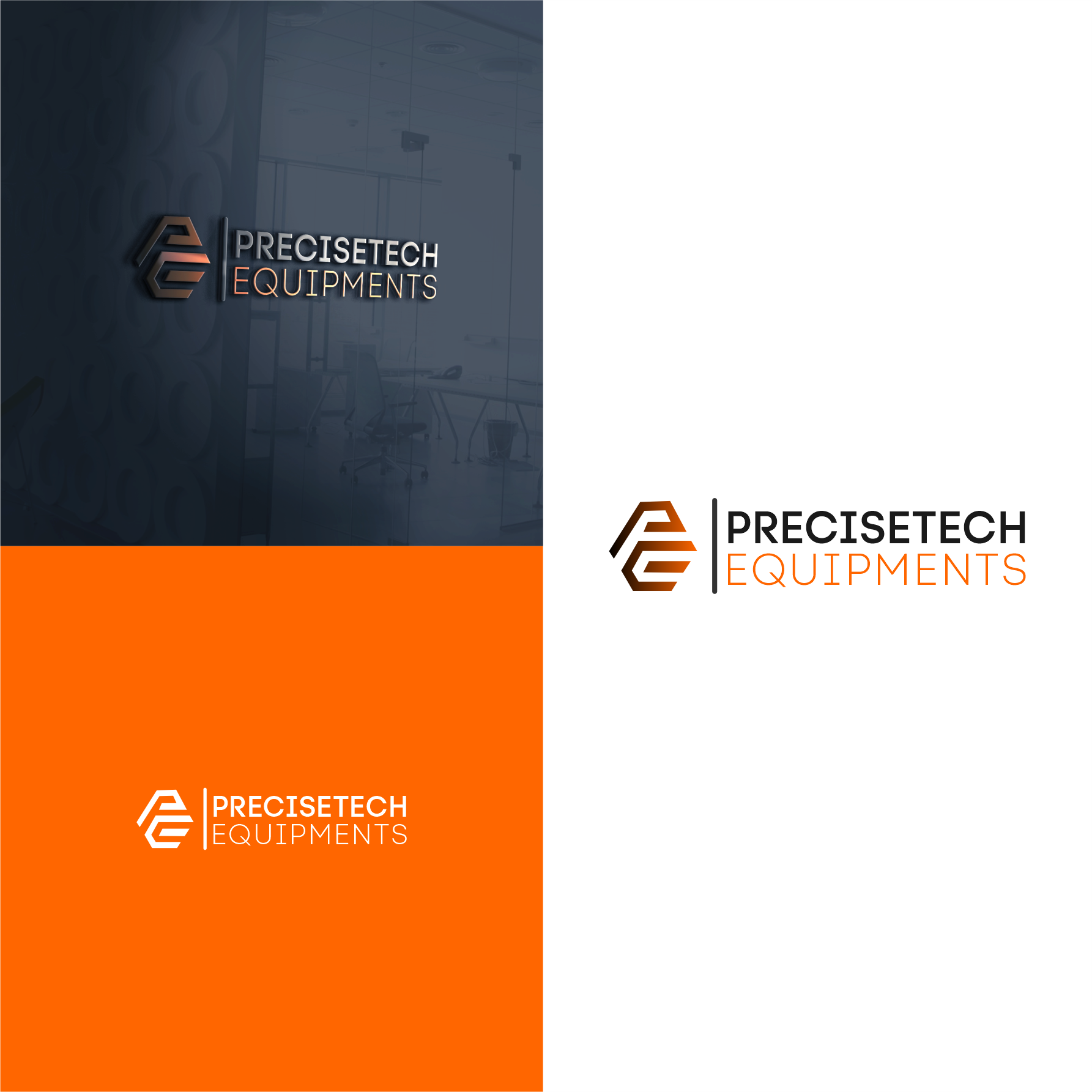 Logo Design by Pixel Sprout for Precisetech Equipments | Design #27824272