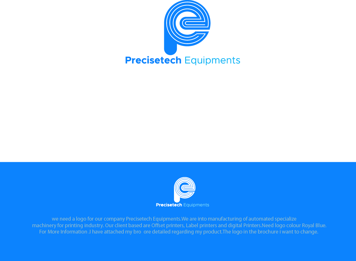 Design de Logo par opieq pour Precisetech Equipments | Design #27825433