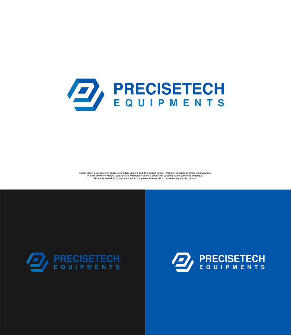 Logo Design by MASH Std for Precisetech Equipments | Design #27823048