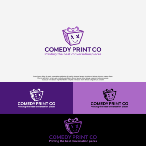 Comedy Print Co, Printing the best conversation pieces | Logo Design by QILLASOFT-Design