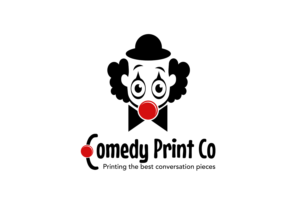 Comedy Print Co, Printing the best conversation pieces | Logo Design by Olgert