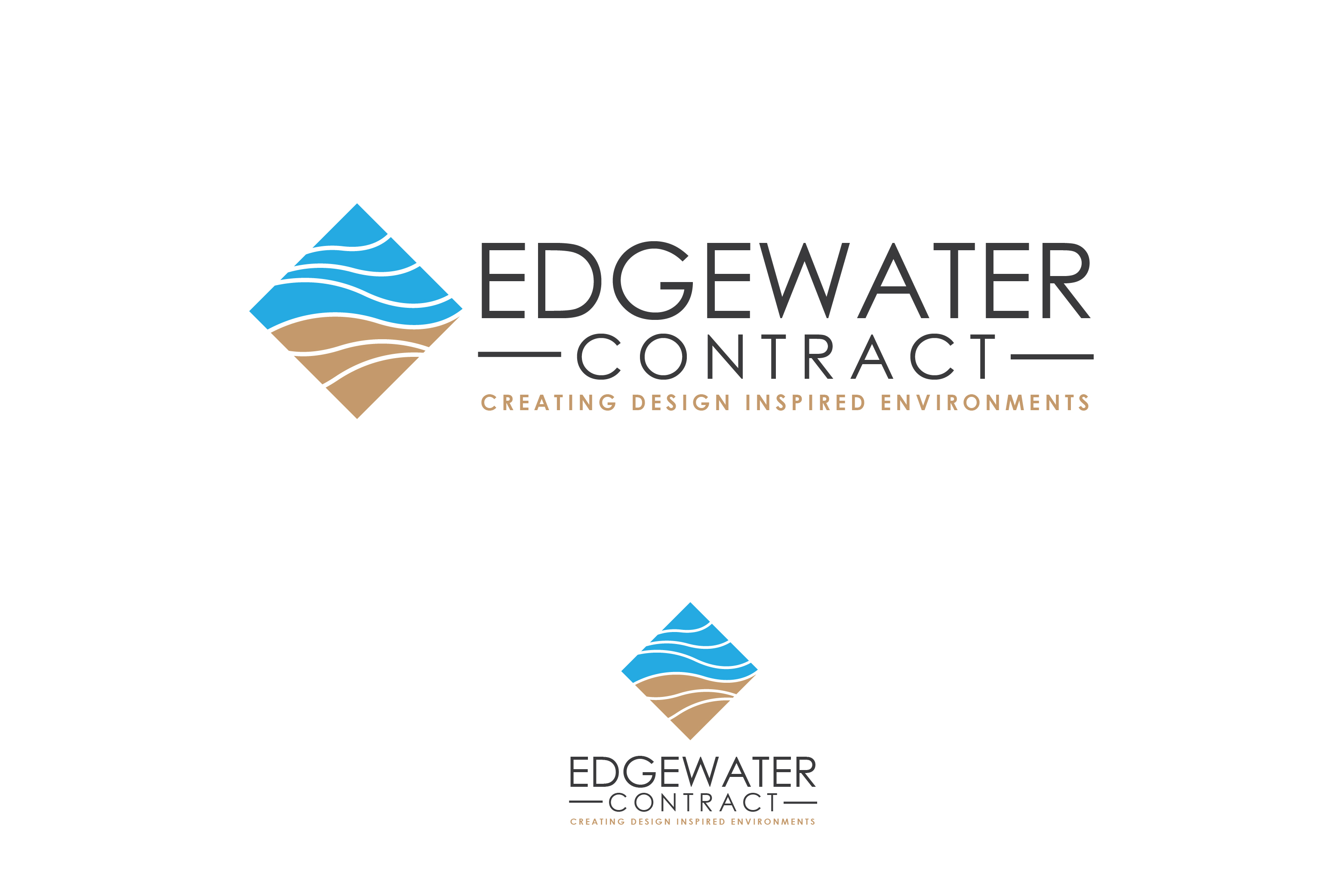 Logo Design by renderman for Edgewater Contract | Design #27822570