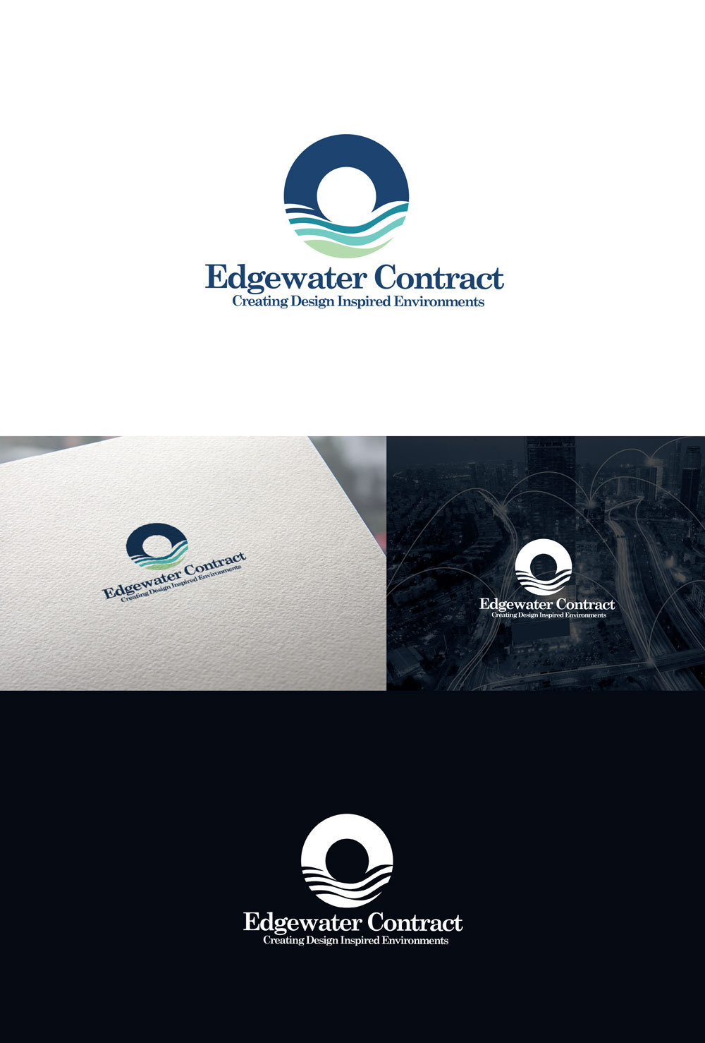 Logo-Design von Th3o für Edgewater Contract | Design #27822234
