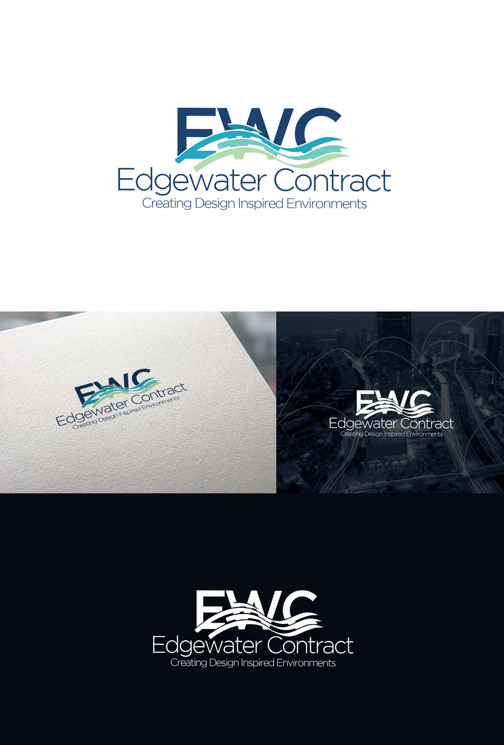 Logo-Design von Th3o für Edgewater Contract | Design #27823851