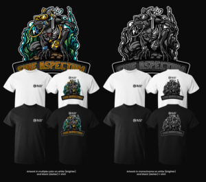 Black Frog Rescue Dive Team Design | Diseño de Camiseta por Jagerstraum