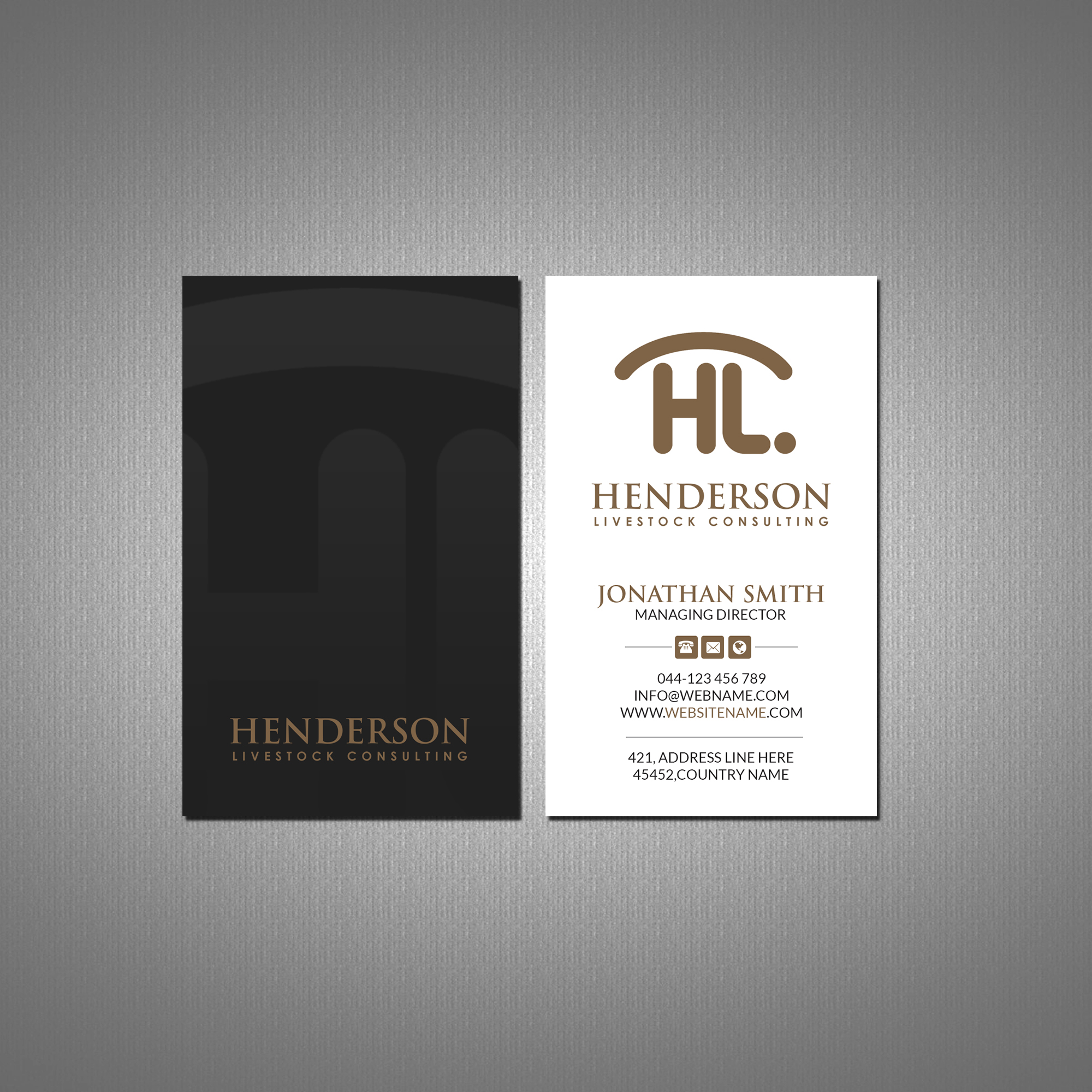 Business Card Design by Creations Box 2015 for this project | Design #27826615